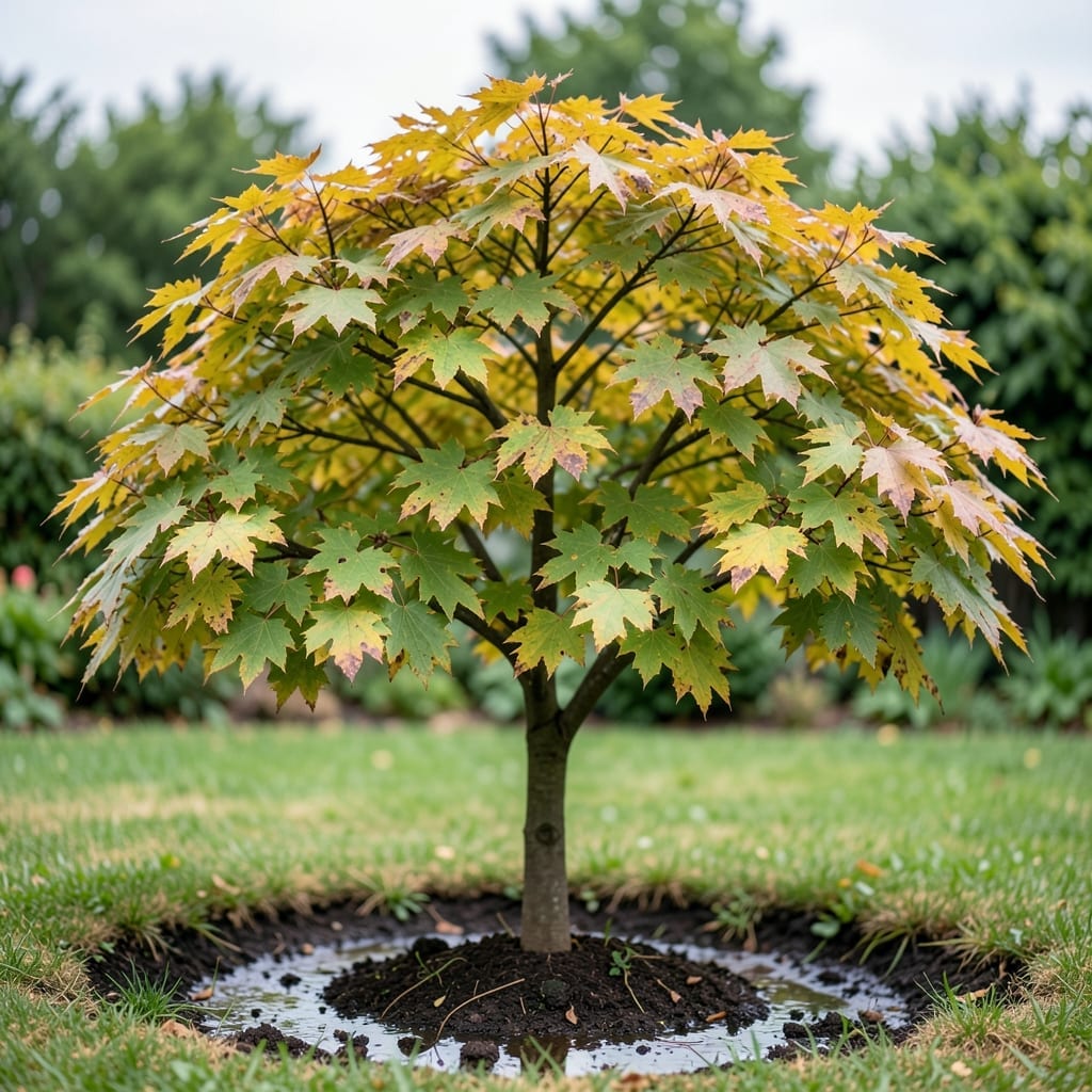 Overwatered Maple Tree: Yellowing Leaves and Root Rot Revival Overwatered Maple Tree: Yellowing Leaves and Root Rot Revival