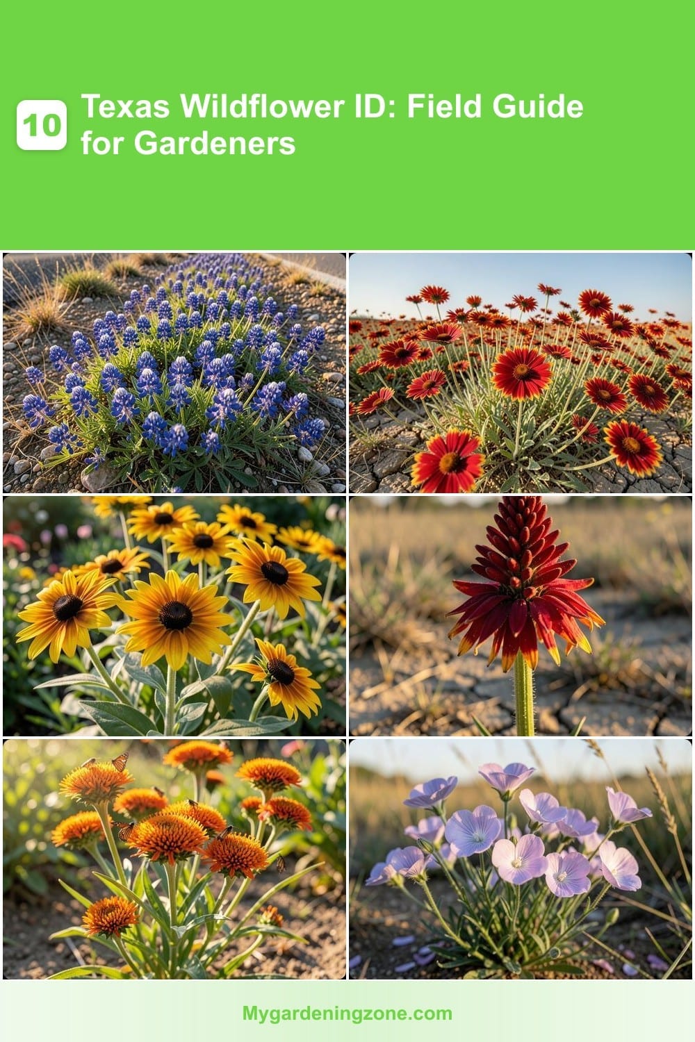 10 Texas Wildflower ID: Field Guide for Gardeners