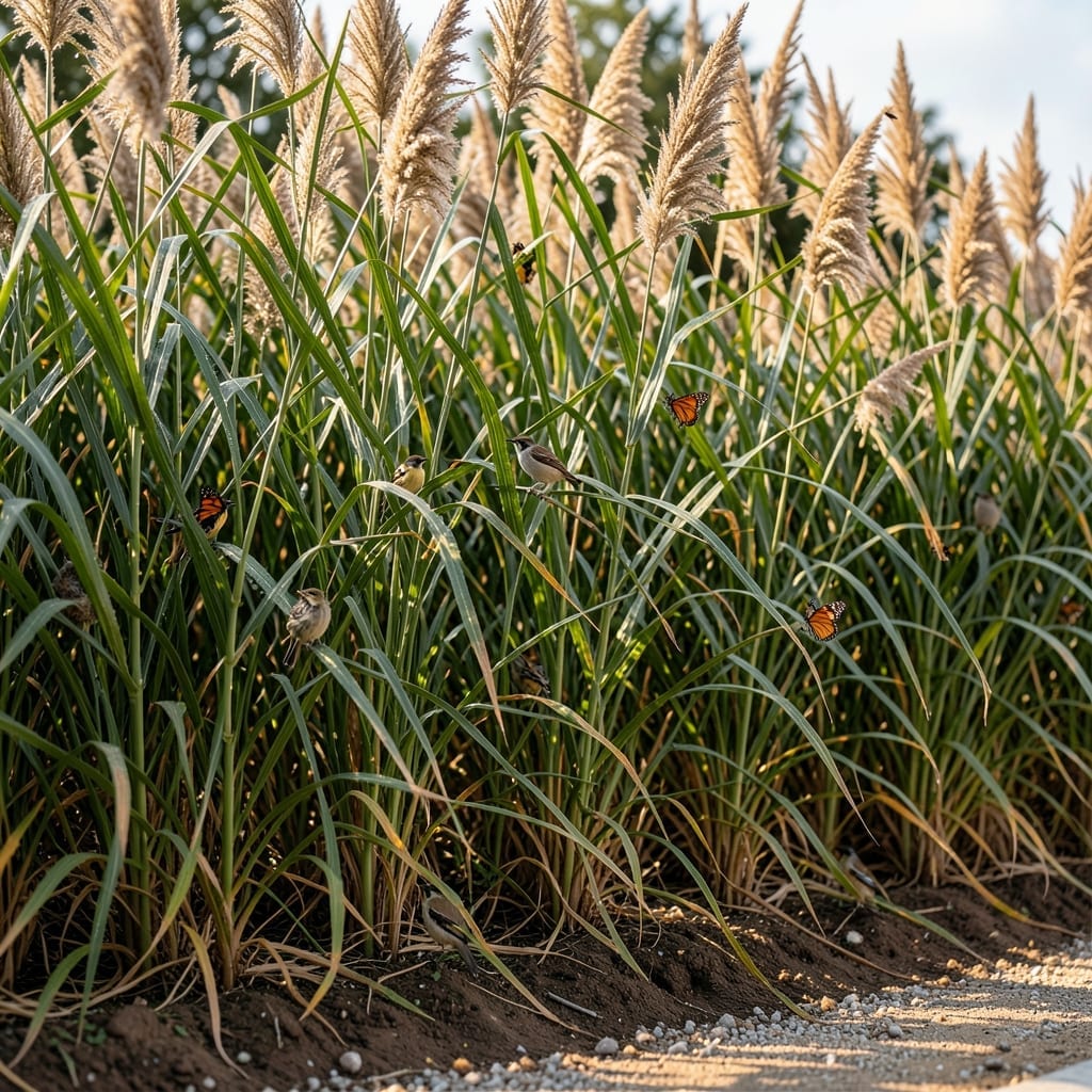 Switchgrass for Privacy Screens