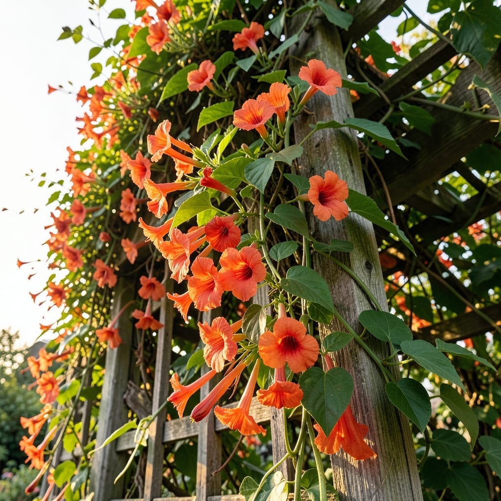 Trumpet Vine for Hummingbirds