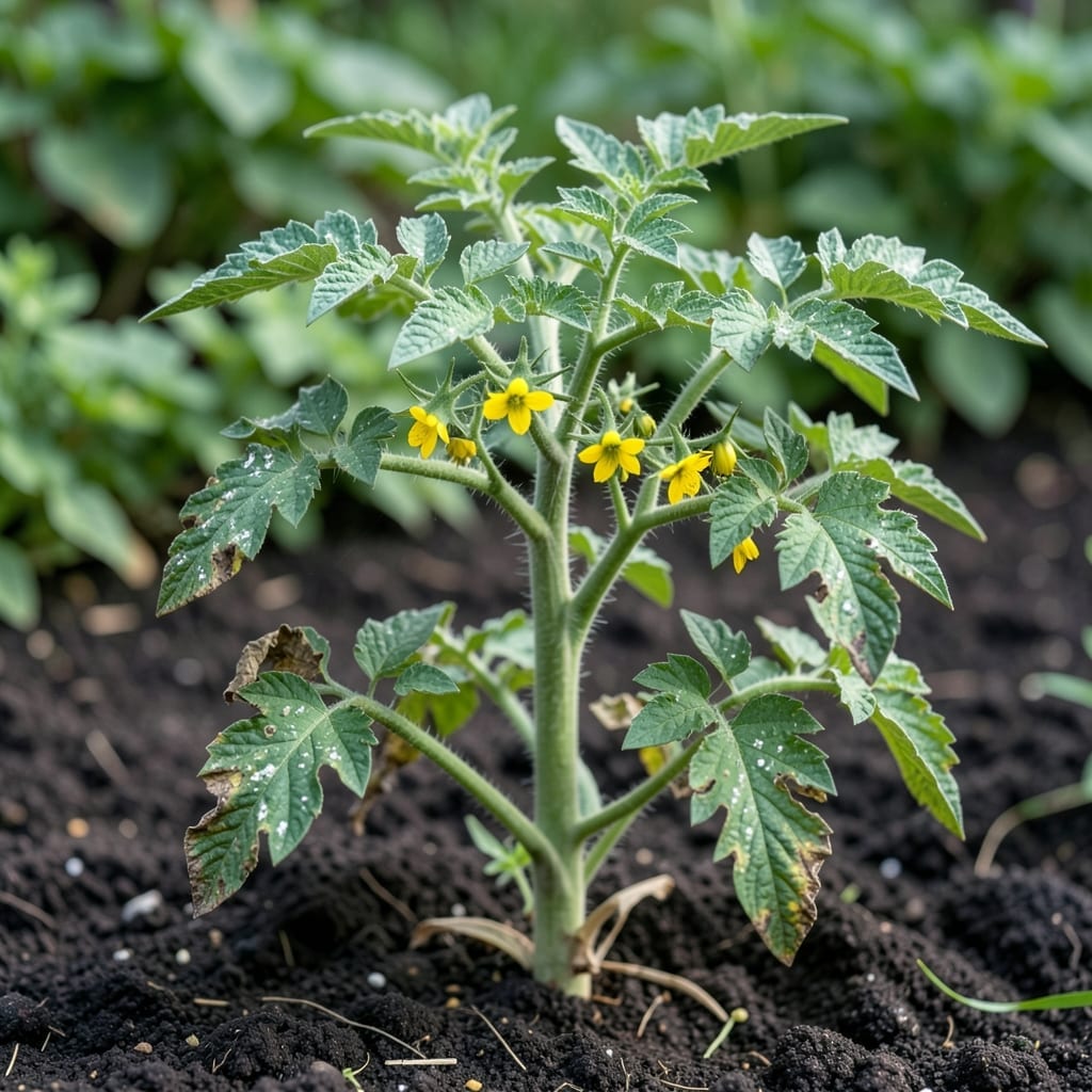 Tomato Plant Leaves Turning White: Nutrient Deficiency and Rapid Solutions