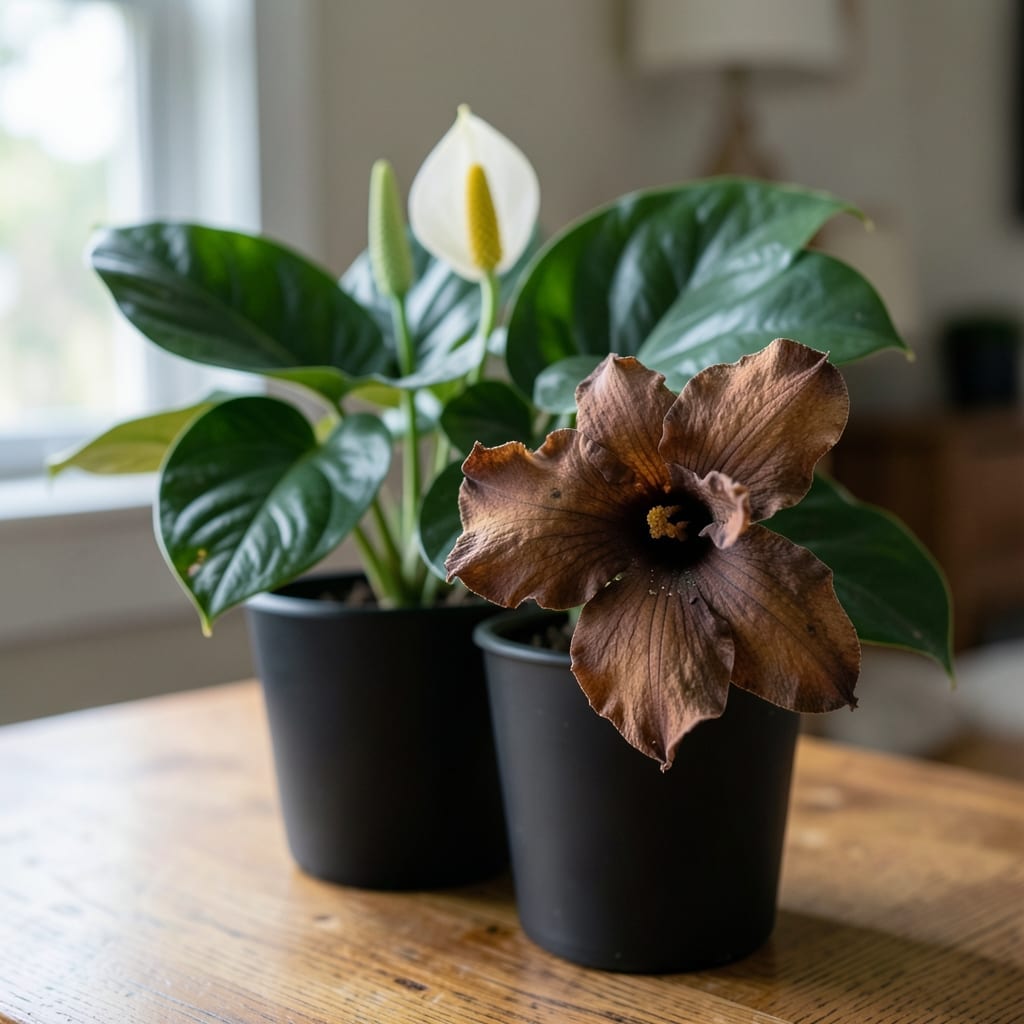 Peace Lily Flower Turning Brown: Causes and Simple Solutions