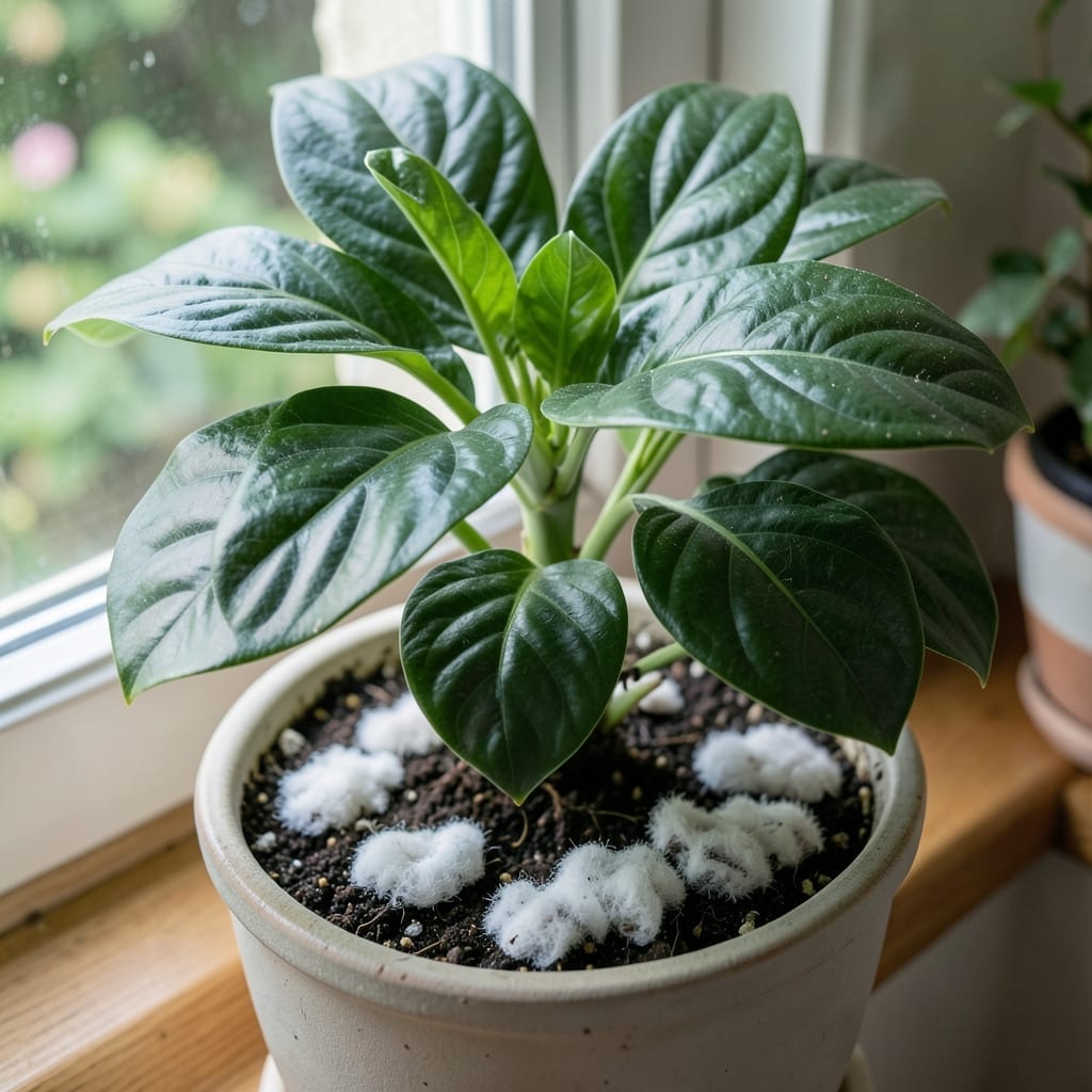 White Fuzz On Plant Soil: Identification And Organic Removal Methods