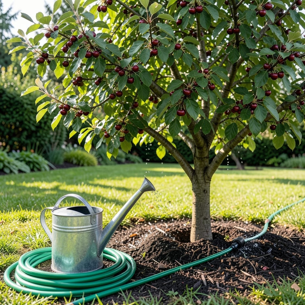 How Much Water Does a Cherry Tree Need: Seasonal Watering Guide for Healthy Growth