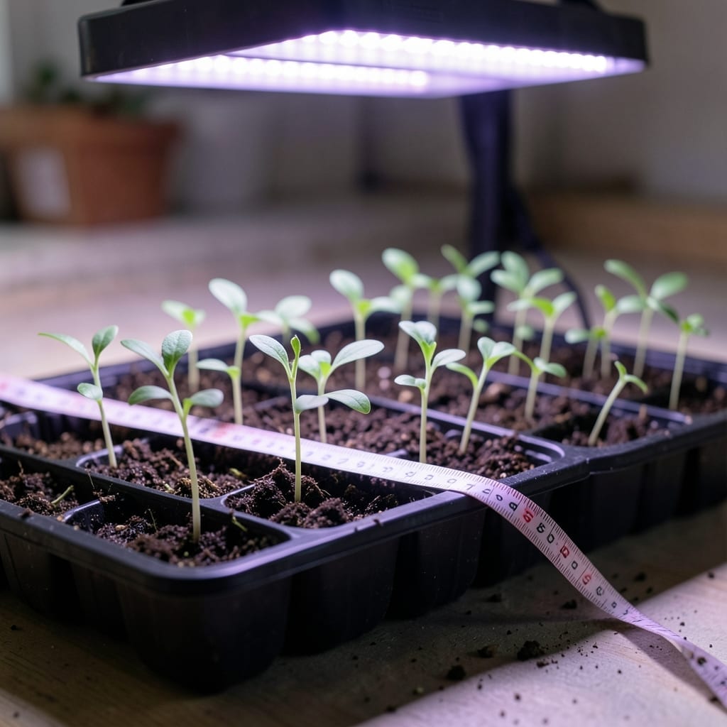 LED Light Distance from Seedlings: Optimal Height for Healthy Growth