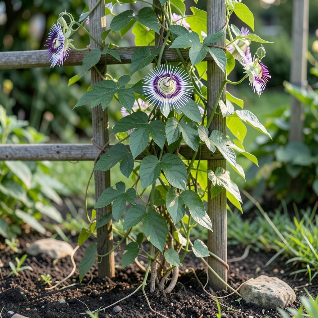 Vine Plant With Purple Flowers: Climbing Beauty for Garden Arches