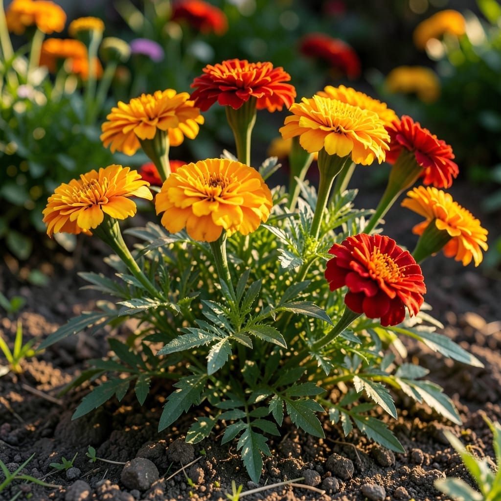 Marigold for Colorful Wasp Defense