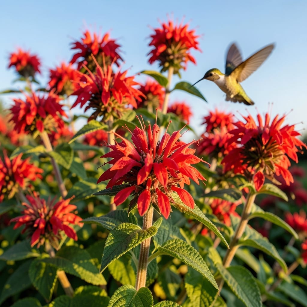 Bee Balm Scarlet Red