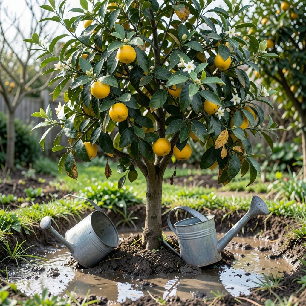 Overwatered Orange Tree: Drainage Fixes for Citrus Recovery Overwatered Orange Tree: Drainage Fixes for Citrus Recovery