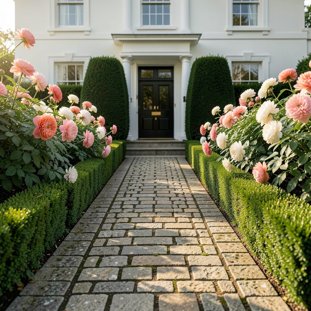 Peony and Boxwood Symmetry