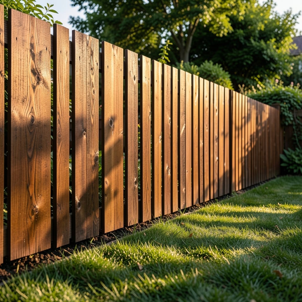 Classic Wooden Privacy Fence