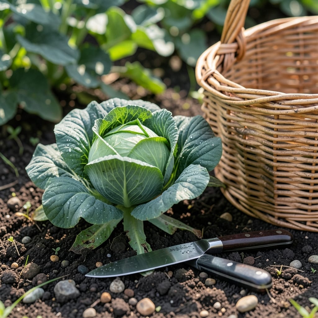 Cabbage Harvest Time: Head Firmness and Leaf Color Indicators Cabbage Harvest Time: Head Firmness and Leaf Color Indicators