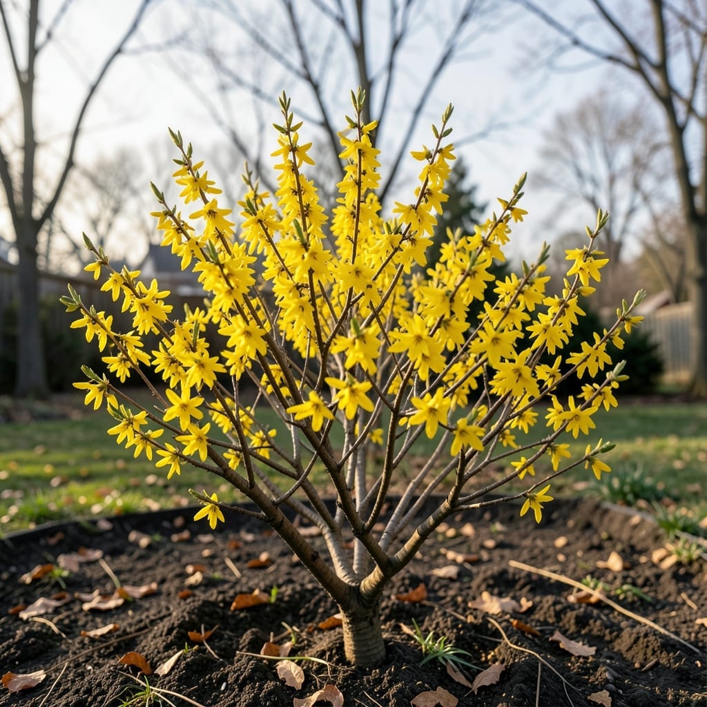 Forsythia for Early Yellow Bursts