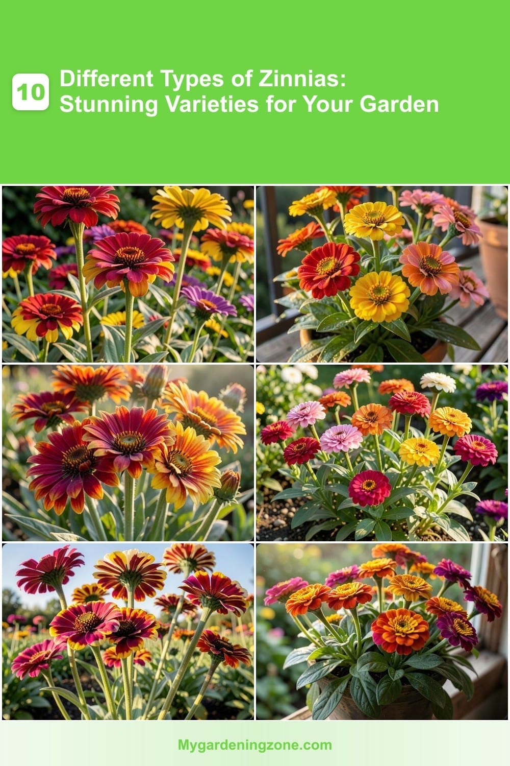 10 Different Types of Zinnias: Stunning Varieties for Your Garden 10 Different Types of Zinnias: Stunning Varieties for Your Garden