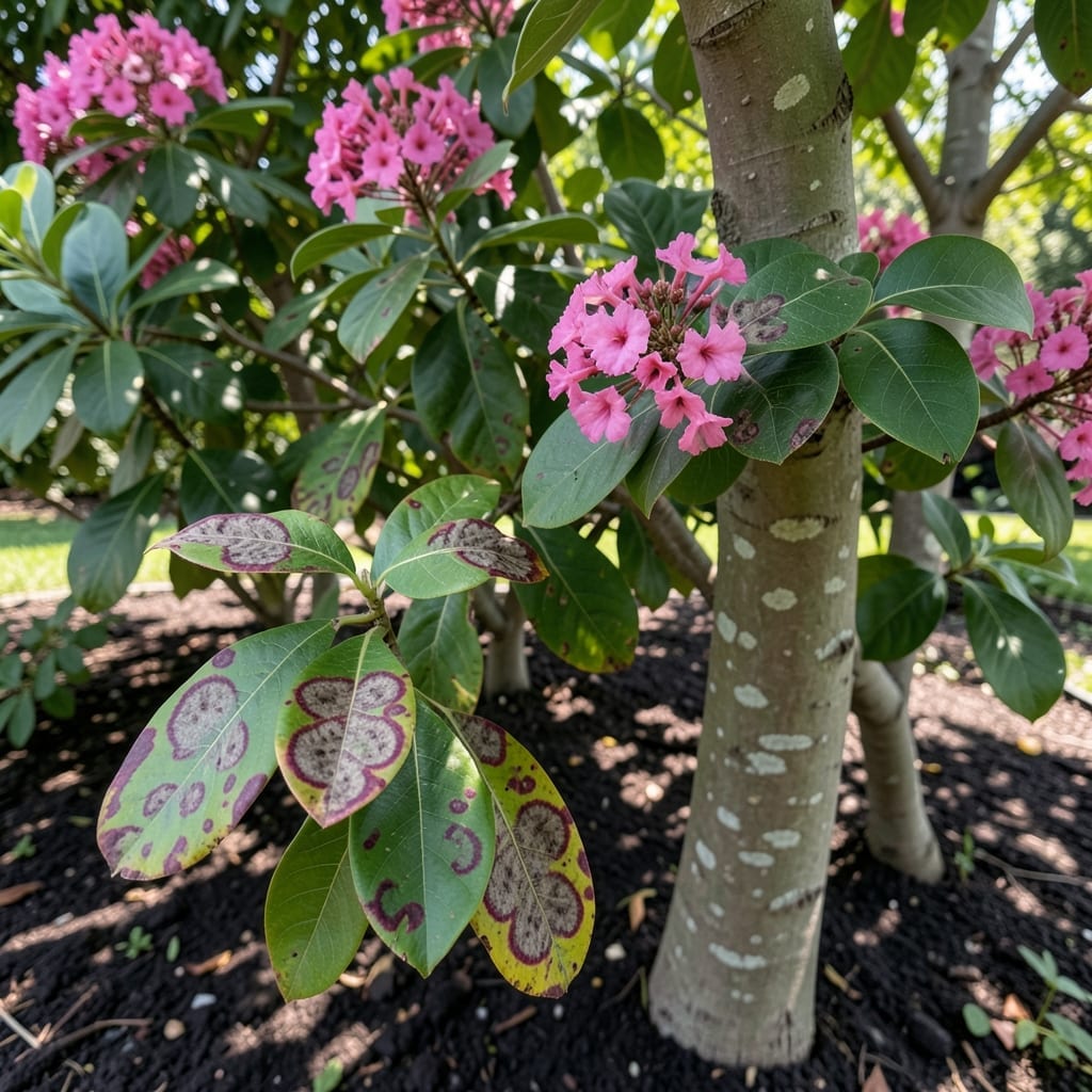 Cercospora Leaf Spot Crape Myrtle: Visual Guide to Spot and Treat Fungal Damage Cercospora Leaf Spot Crape Myrtle: Visual Guide to Spot and Treat Fungal Damage