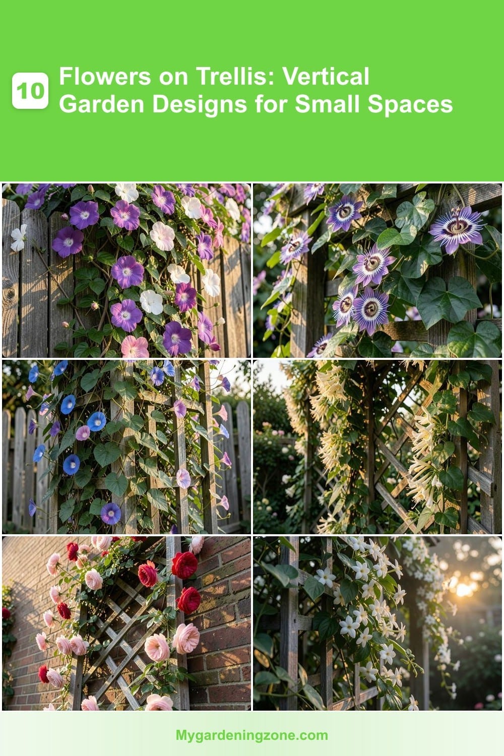 10 Flowers on Trellis: Vertical Garden Designs for Small Spaces