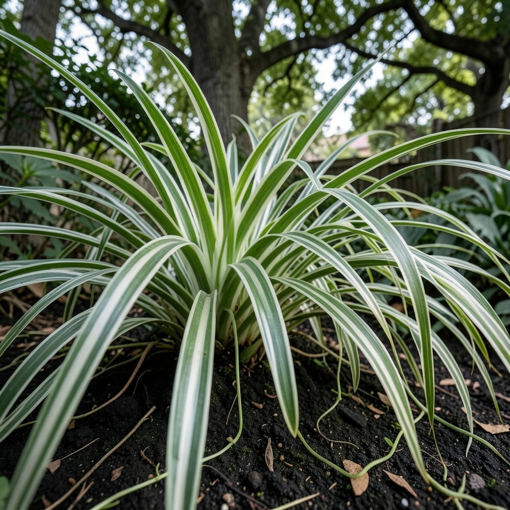 Variegated Spider Plant