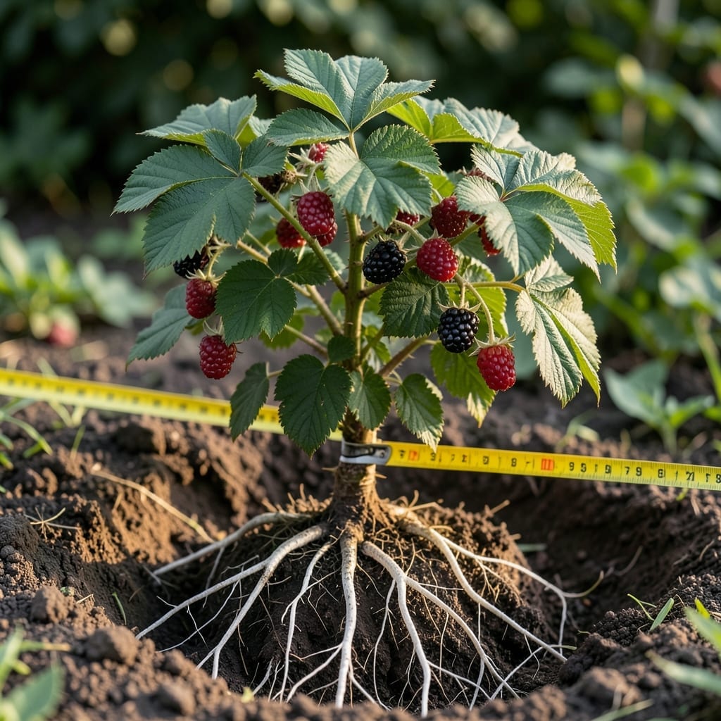 How Deep Do Blackberry Roots Grow: Underground Spread Explained