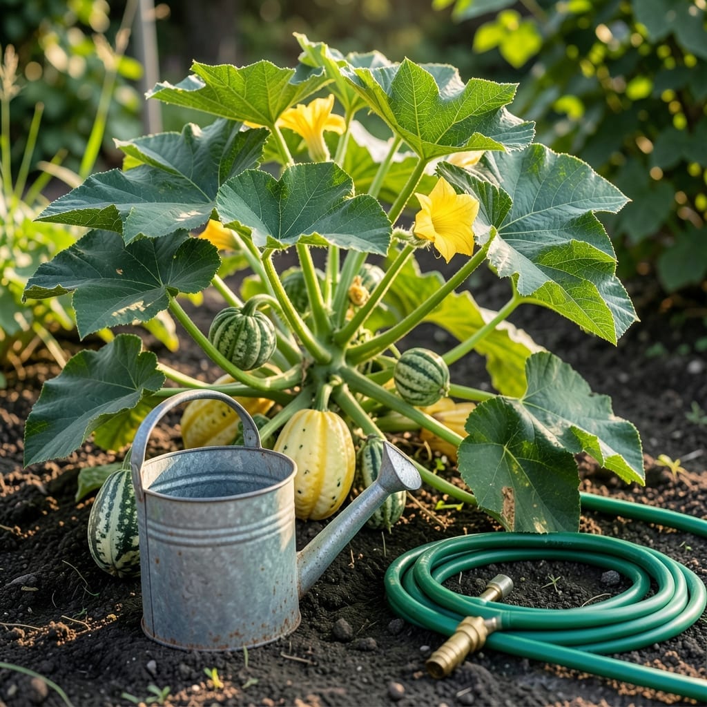 How Much Water Do Squash Need: Weekly Watering Guide for Healthy Plants
