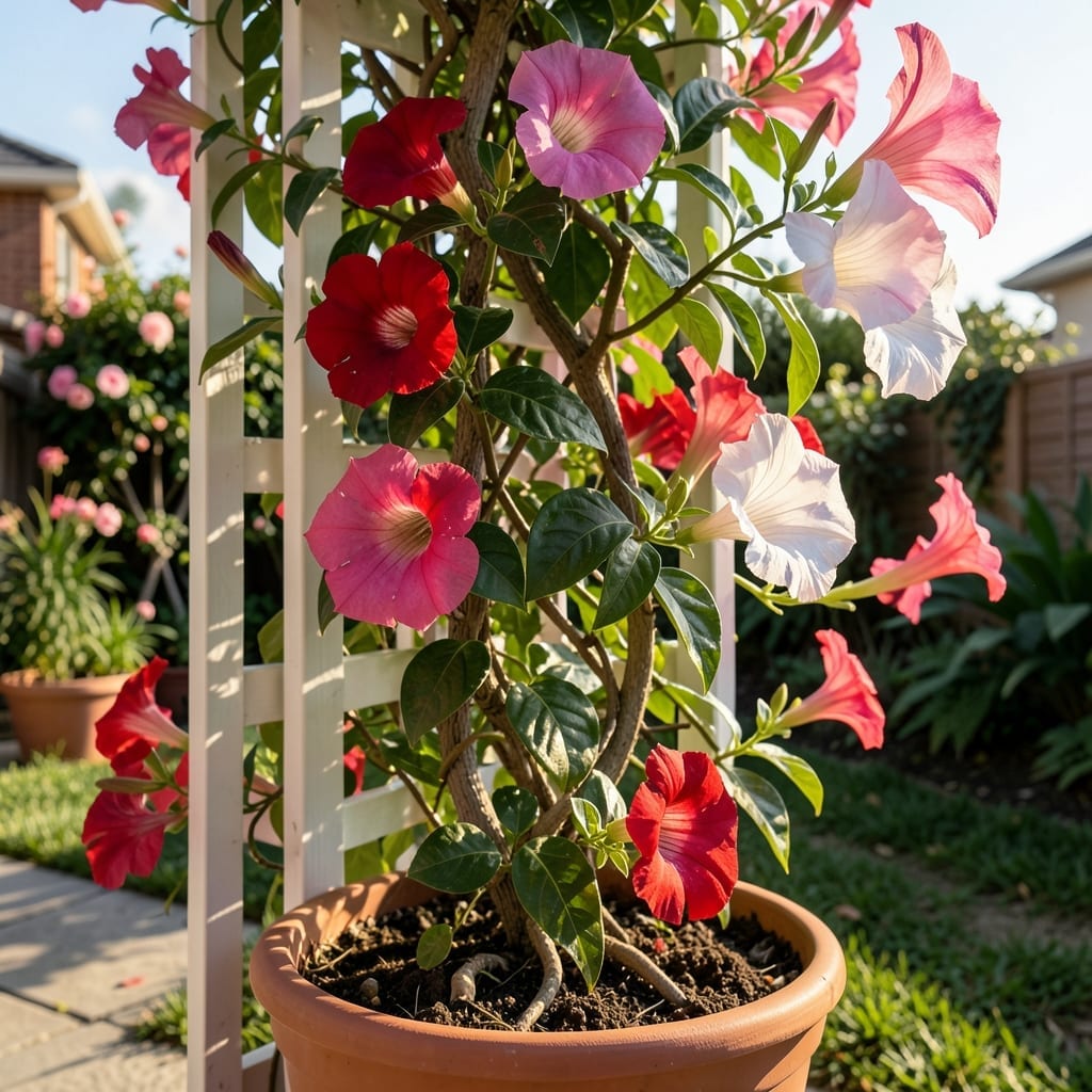 Mandevilla Vine for Vertical Drama