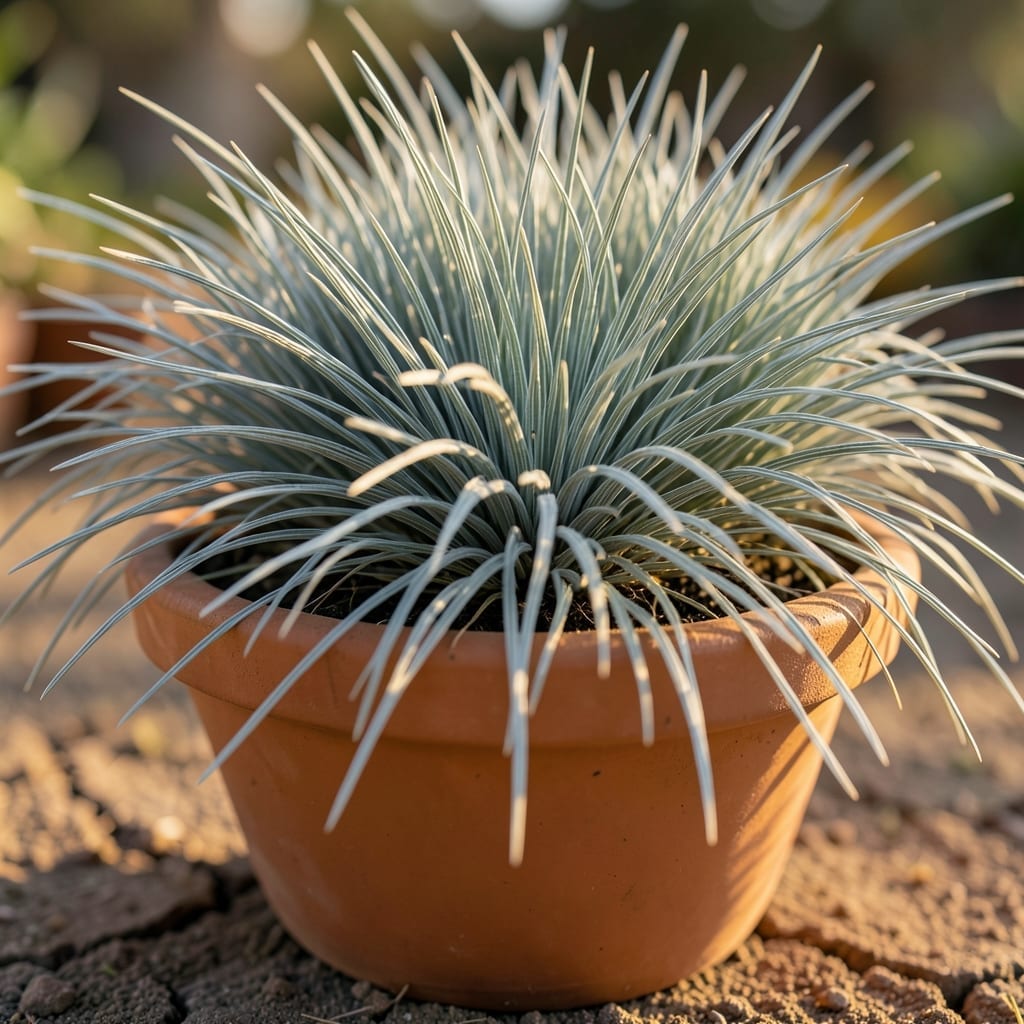 Blue Fescue Ornamental Grass
