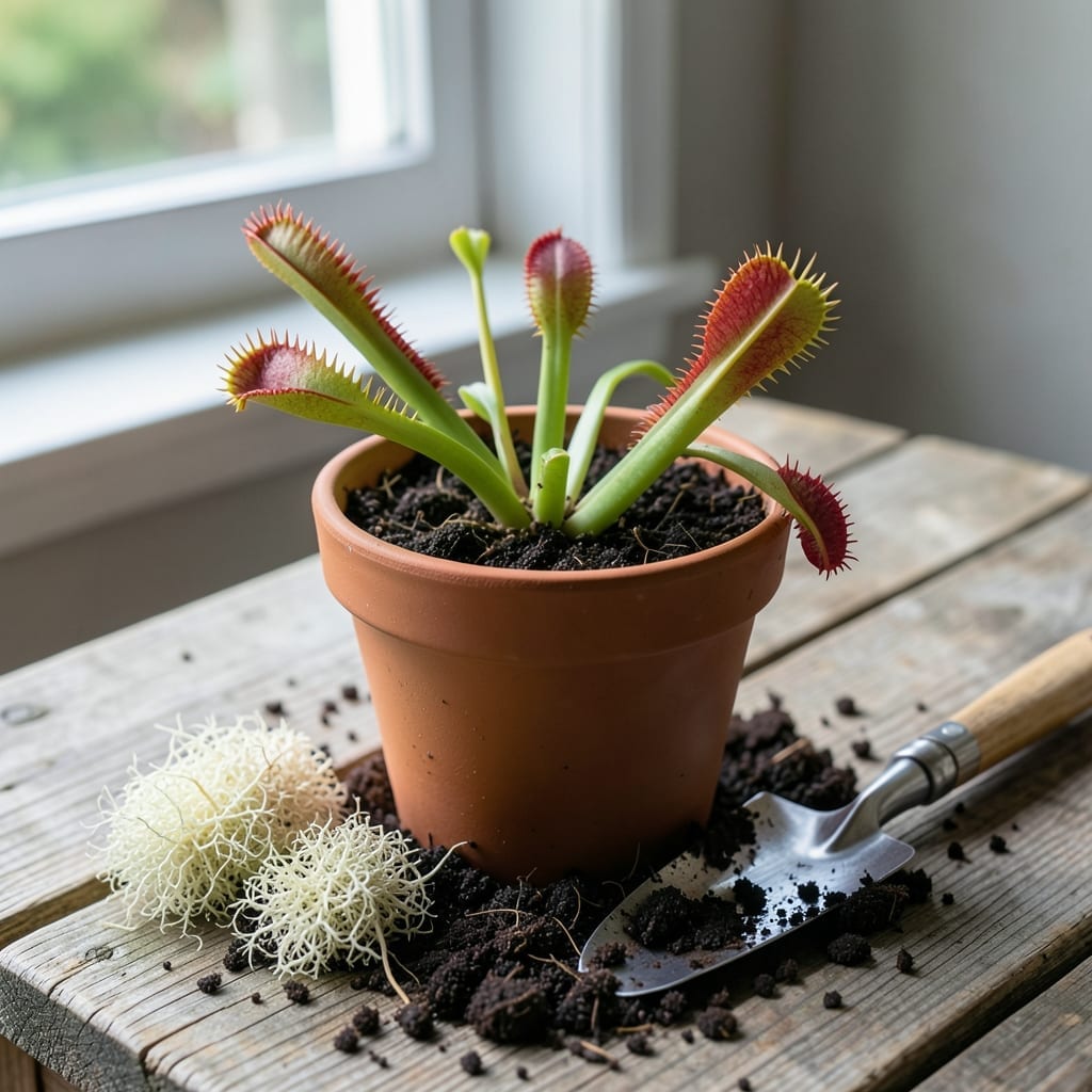 Soil for a Venus Fly Trap: Acidic Mix That Mimics Native Bogs