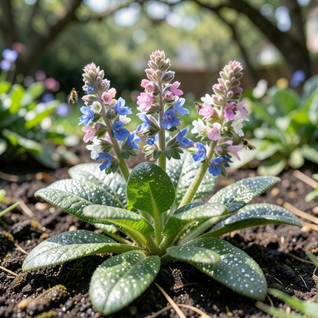 Lungwort with Spotted Leaves