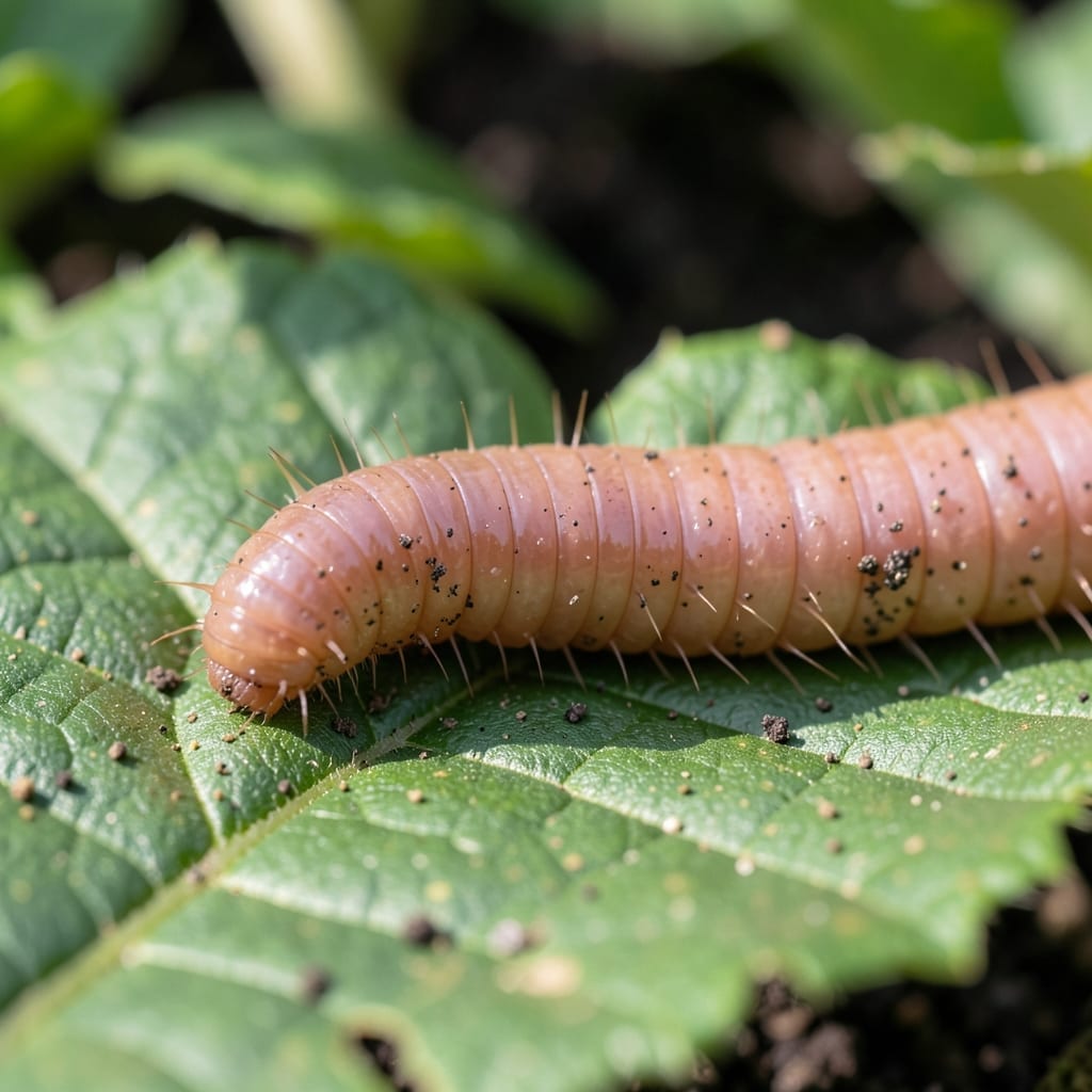Crop of a Worm: Visual Guide to Garden Pest Recognition
