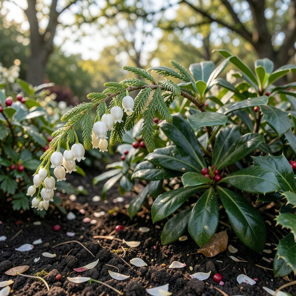 Pieris Japonica for Early Spring Blooms