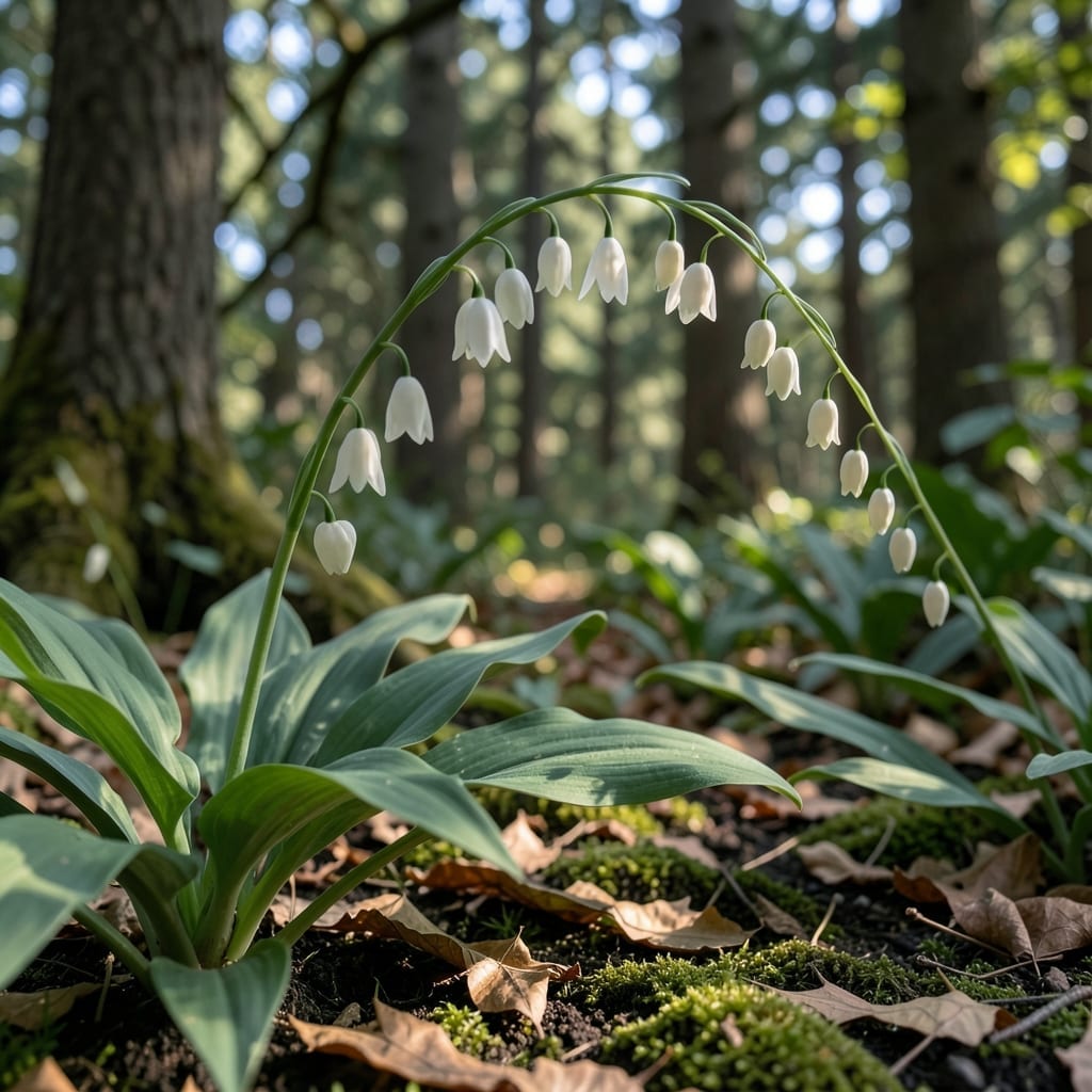Solomon's Seal with Arching Stems