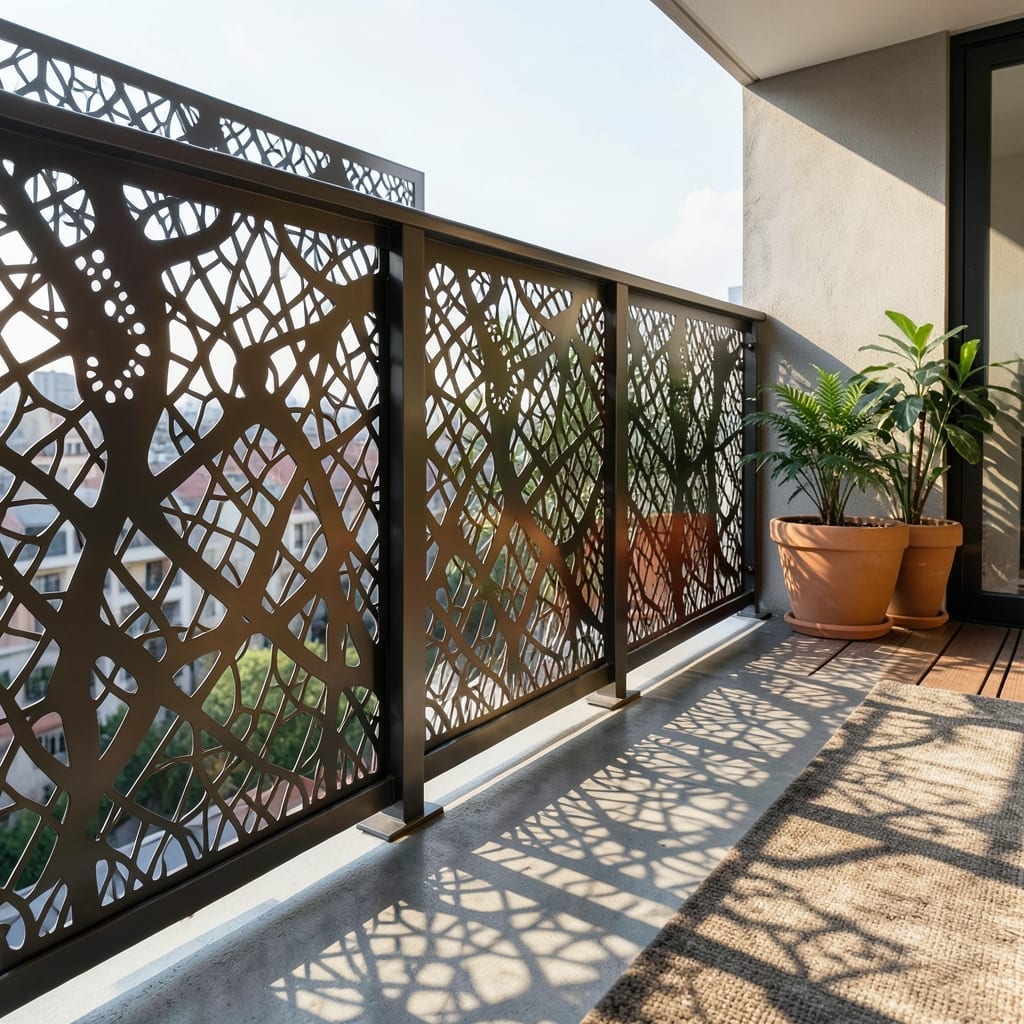 Modern Laser-Cut Metal Panels