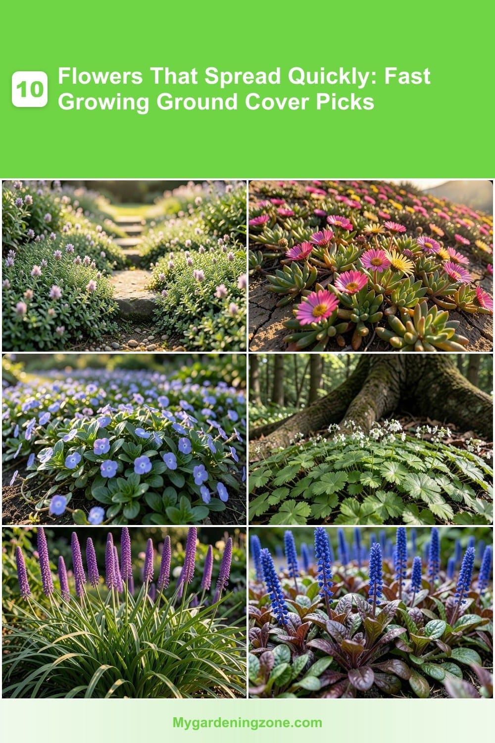 10 Flowers That Spread Quickly: Fast Growing Ground Cover Picks