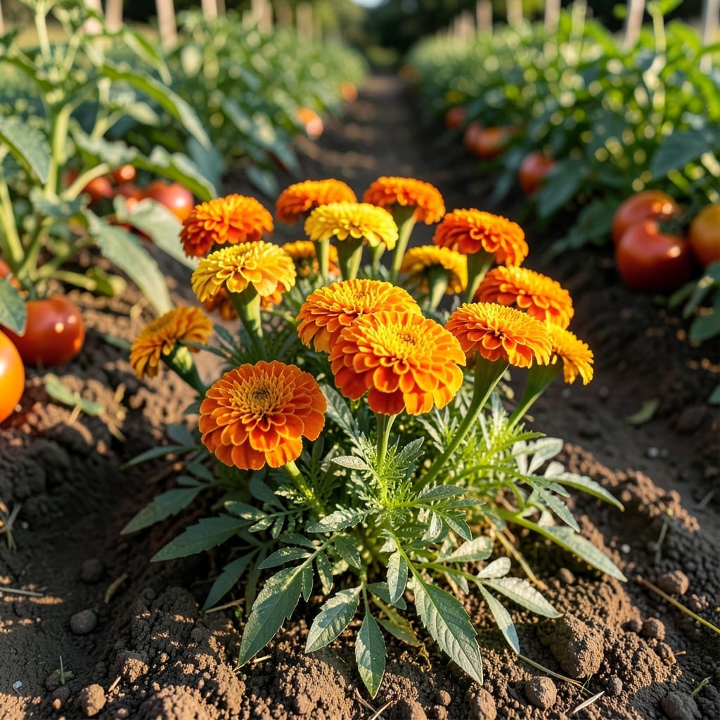 Marigolds with Most Vegetables