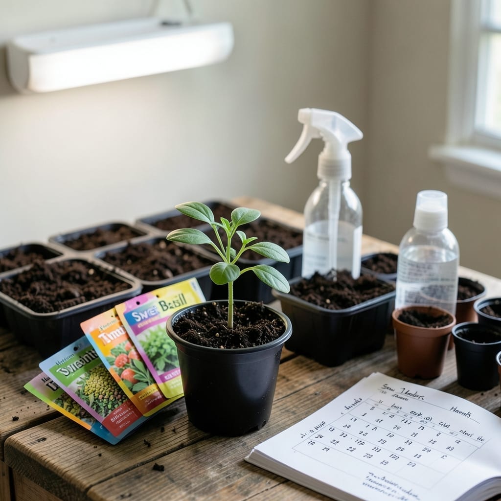 When to Start Seeds Indoors Chart PDF: Zone-Based Planting Calendar