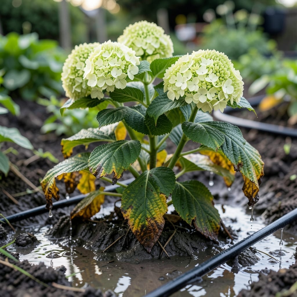 Overwatered Limelight Hydrangea: Yellowing Leaves and Revival Steps
