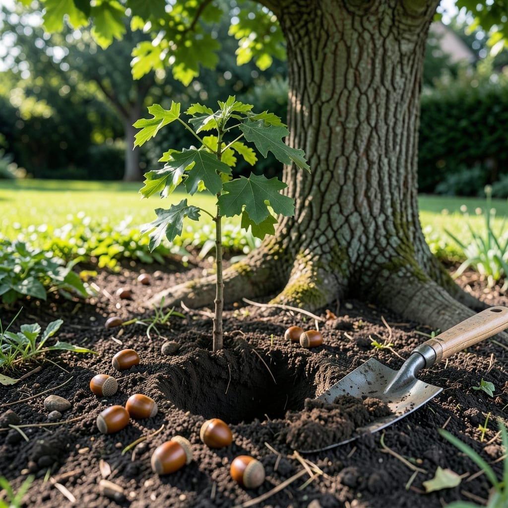 How to Plant Acorns: Optimal Depth for Strong Oak Saplings