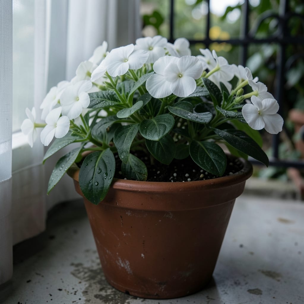 Versatile White Impatiens