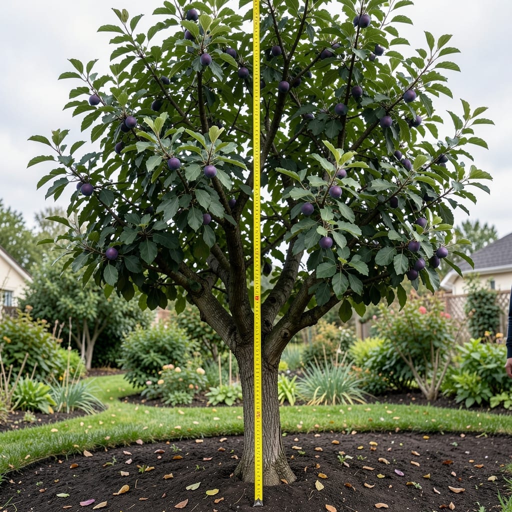 How Big Does a Plum Tree Grow: Mature Size and Variety Differences