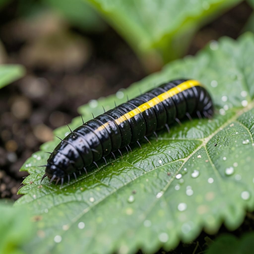 Black Worm With Yellow Stripe: Identification and Control Methods