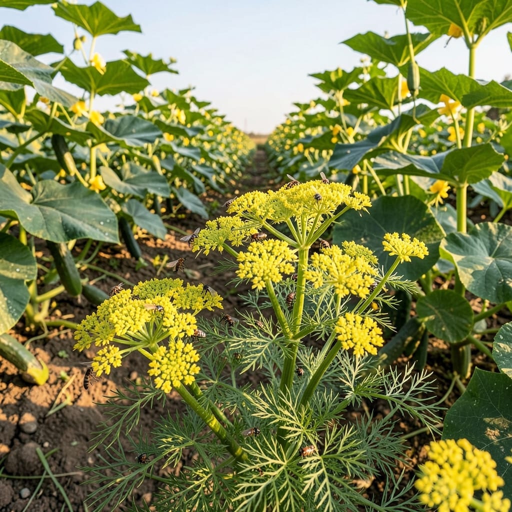 Dill for Pollinator Attraction
