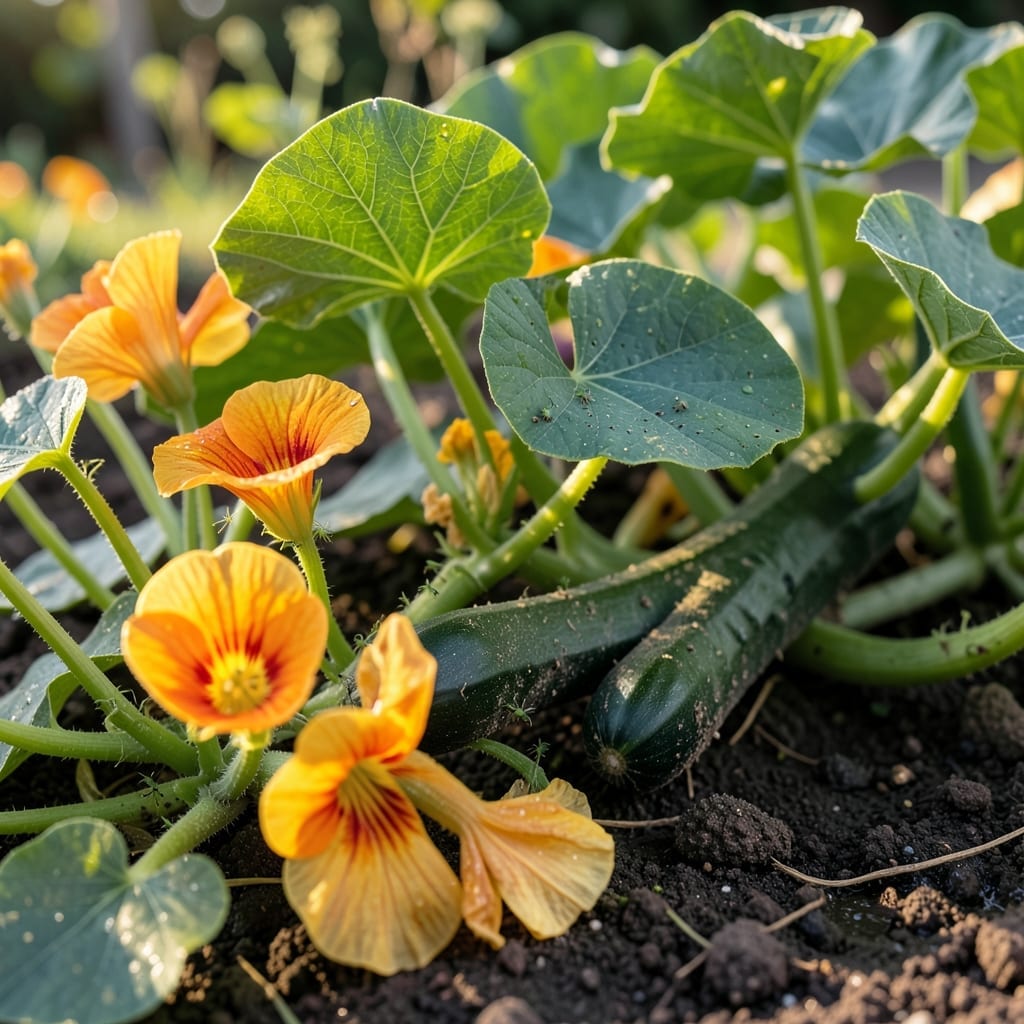 Nasturtiums as Trap Crops