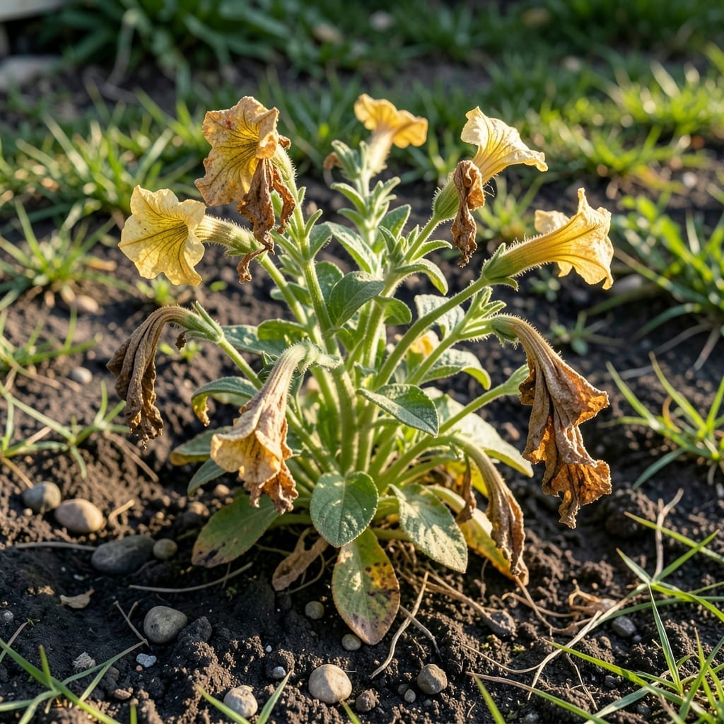 Dying Petunias Plants: Immediate Care and Revival Steps Dying Petunias Plants: Immediate Care and Revival Steps