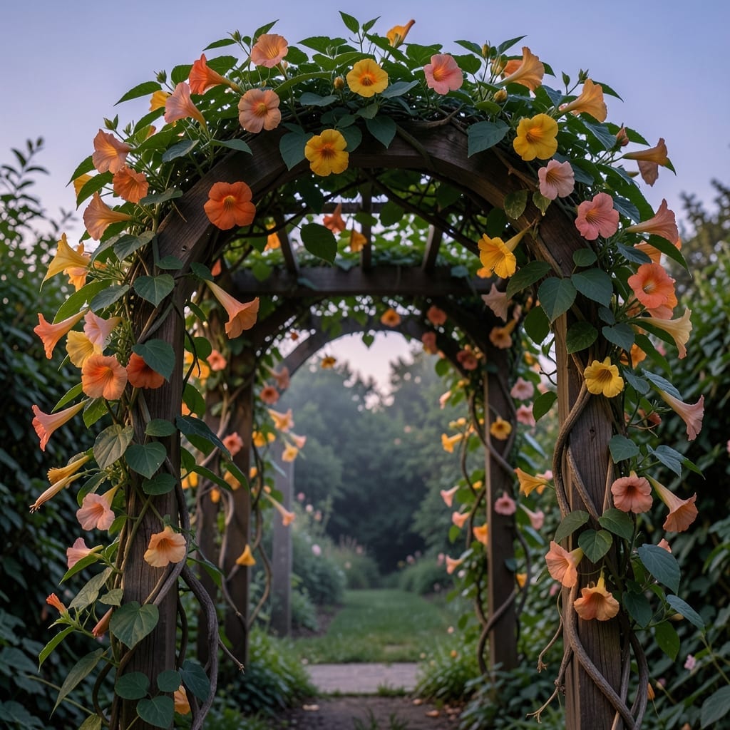 Honeysuckle Trumpet Vine