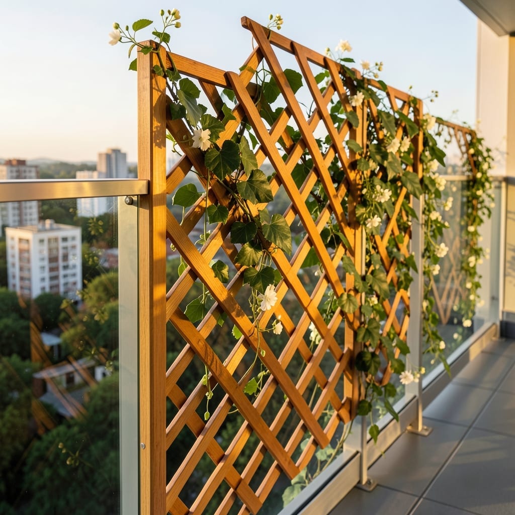 Foldable Wooden Trellis