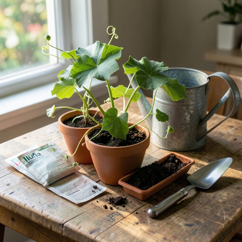 When to Start Luffa Seeds Indoors: Timing for Strong Transplants