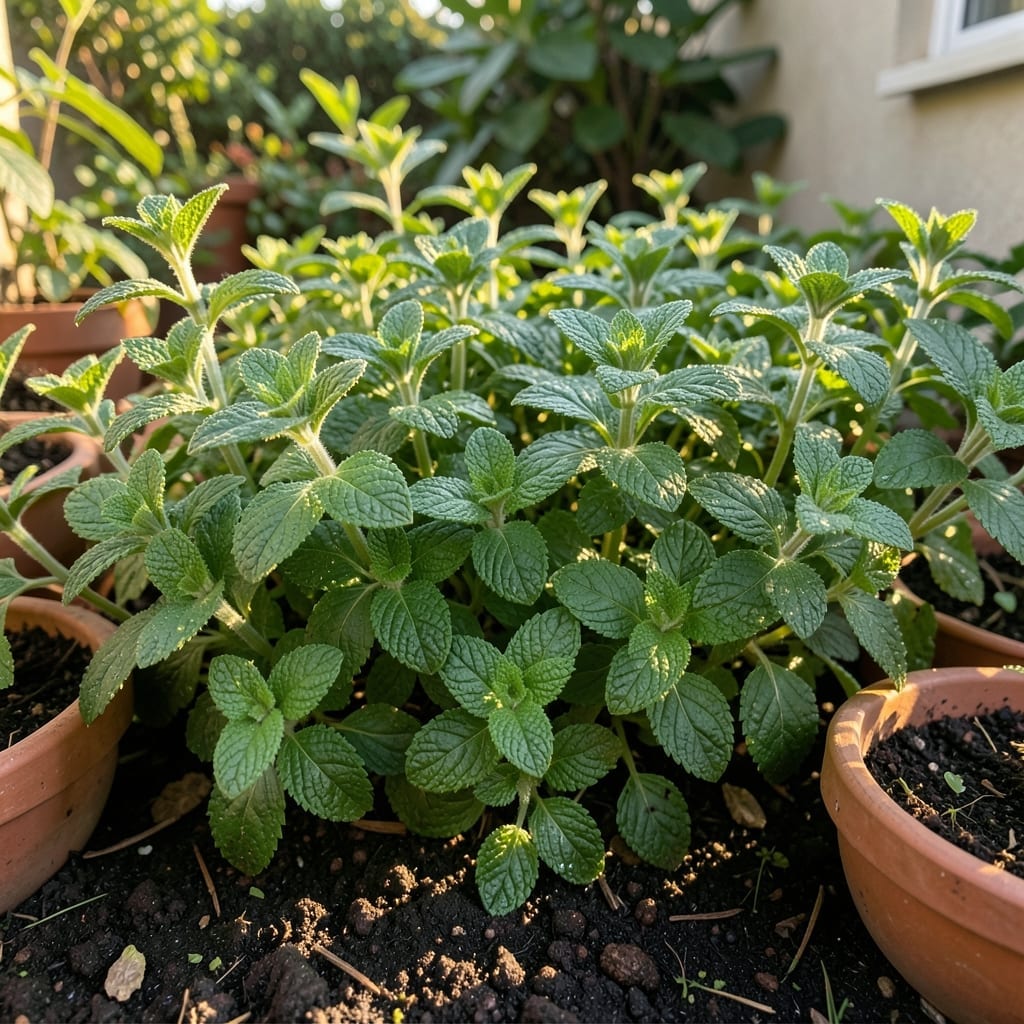 Peppermint Plant Clumps