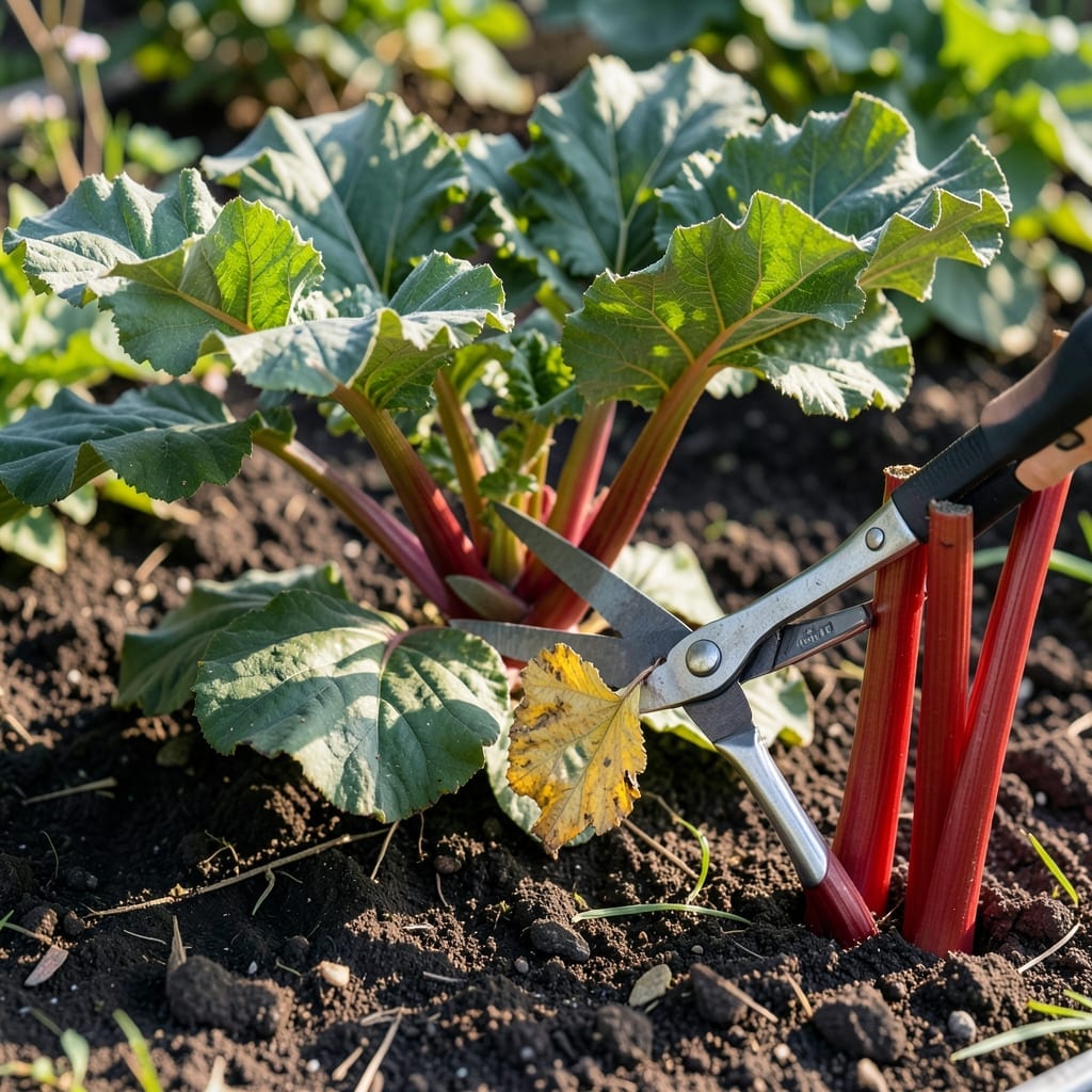 When to Prune Rhubarb: Seasonal Guide for Optimal Growth