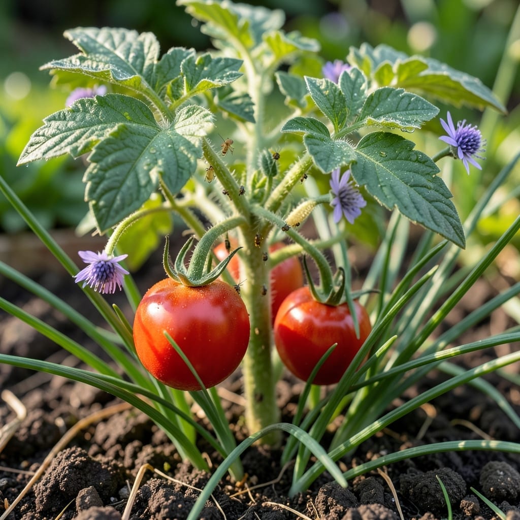 Chives for Aphid Prevention