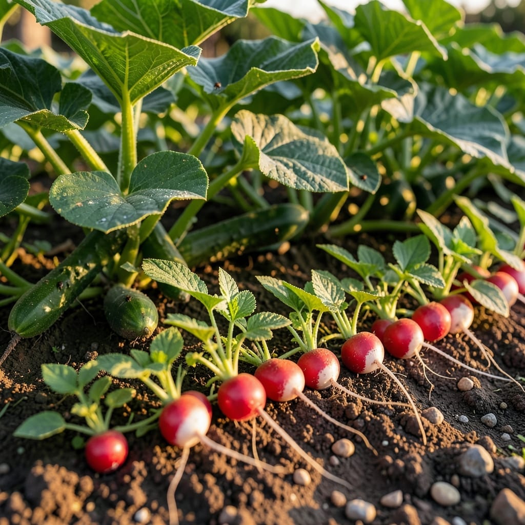 Radishes as Pest Deterrents