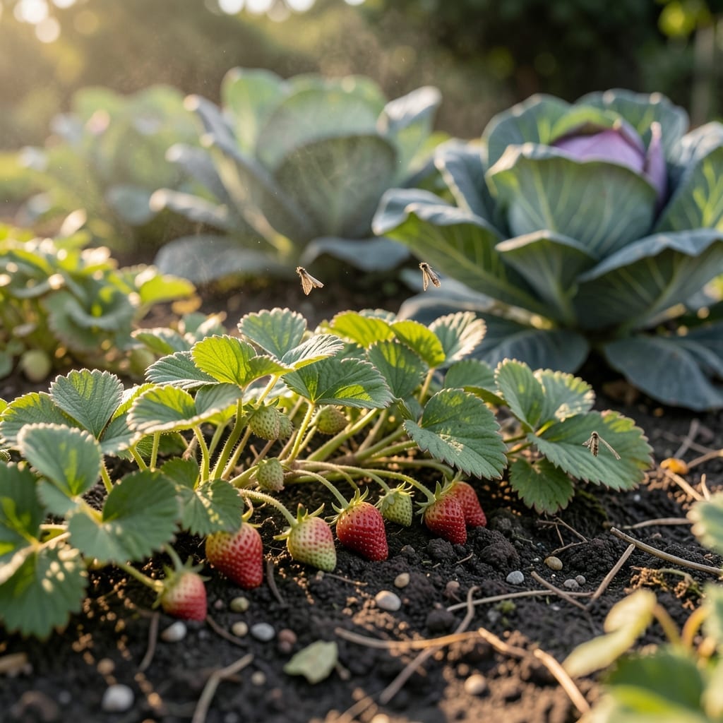 Strawberries and Brassicas